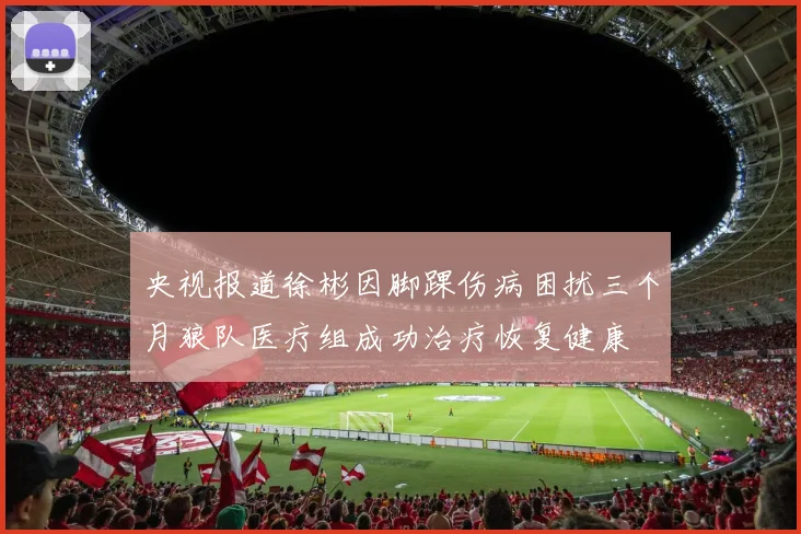 央视报道徐彬因脚踝伤病困扰三个月狼队医疗组成功治疗恢复健康